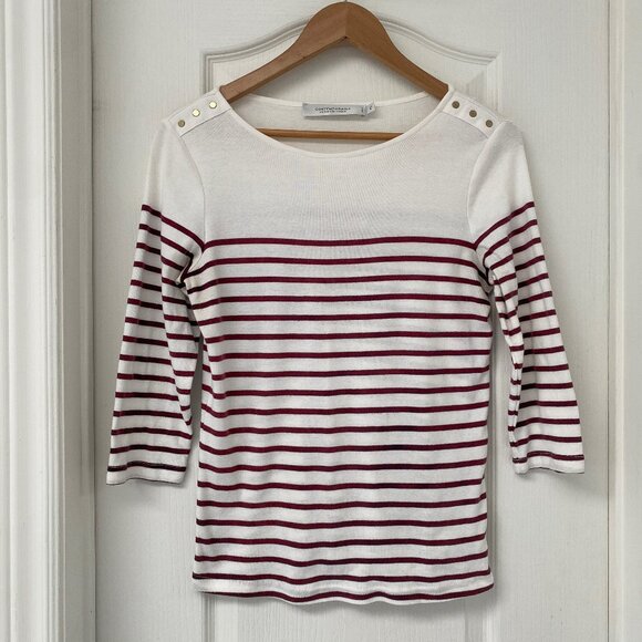 Contemporaine Par Simons Nautical-Striped Sailor Sweater - Organic Cotton - Picture 1 of 7